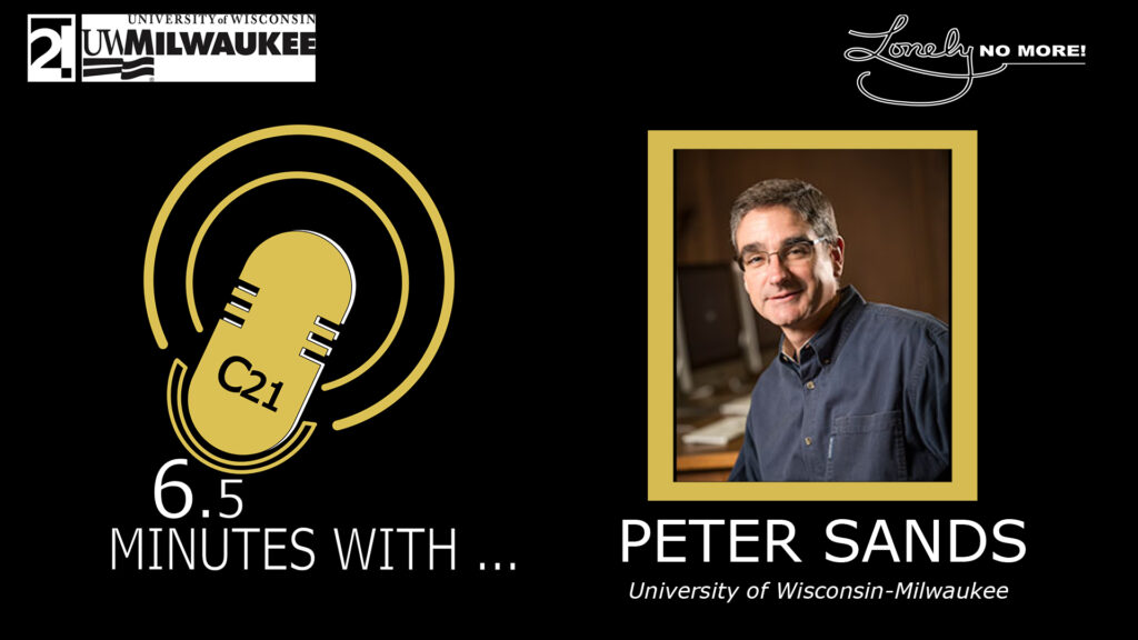 Banner with 6.5 Minutes With logo and image of Pete Sands
