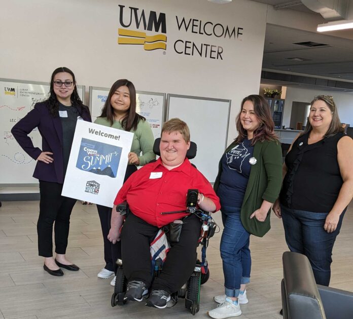 Group picture at the Wisconsin Voting Summit